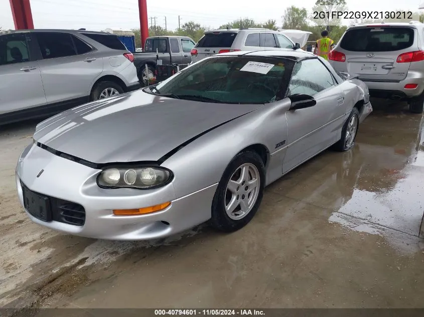 1999 Chevrolet Camaro Z28 VIN: 2G1FP22G9X2130212 Lot: 40794601