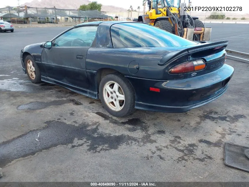 1999 Chevrolet Camaro Z28 VIN: 2G1FP22G9X2102278 Lot: 40849090