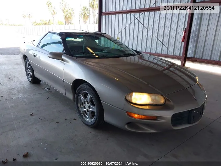 2001 Chevrolet Camaro VIN: 2G1FP22K412120554 Lot: 40520080