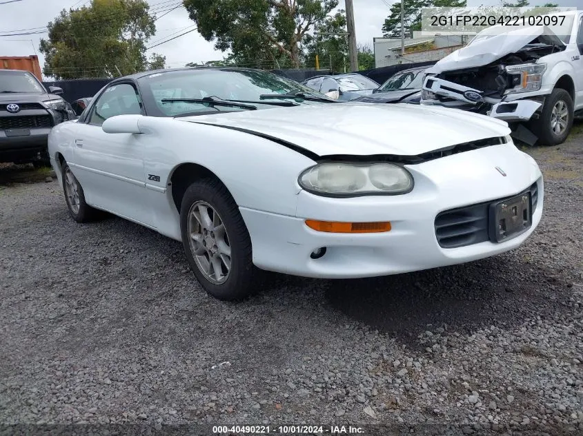 2002 Chevrolet Camaro Z28 VIN: 2G1FP22G422102097 Lot: 40490221