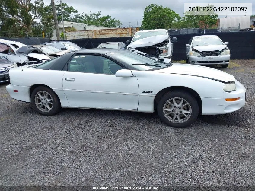 2002 Chevrolet Camaro Z28 VIN: 2G1FP22G422102097 Lot: 40490221