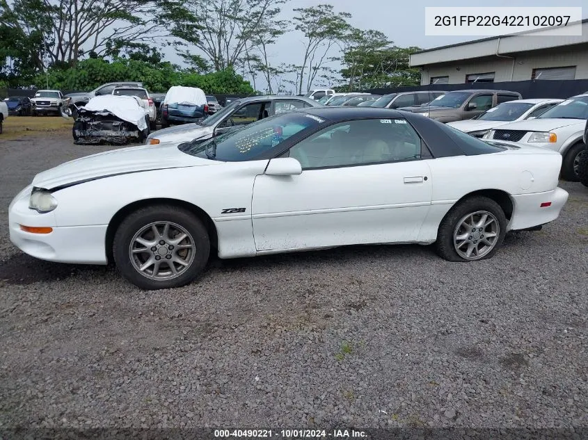 2002 Chevrolet Camaro Z28 VIN: 2G1FP22G422102097 Lot: 40490221