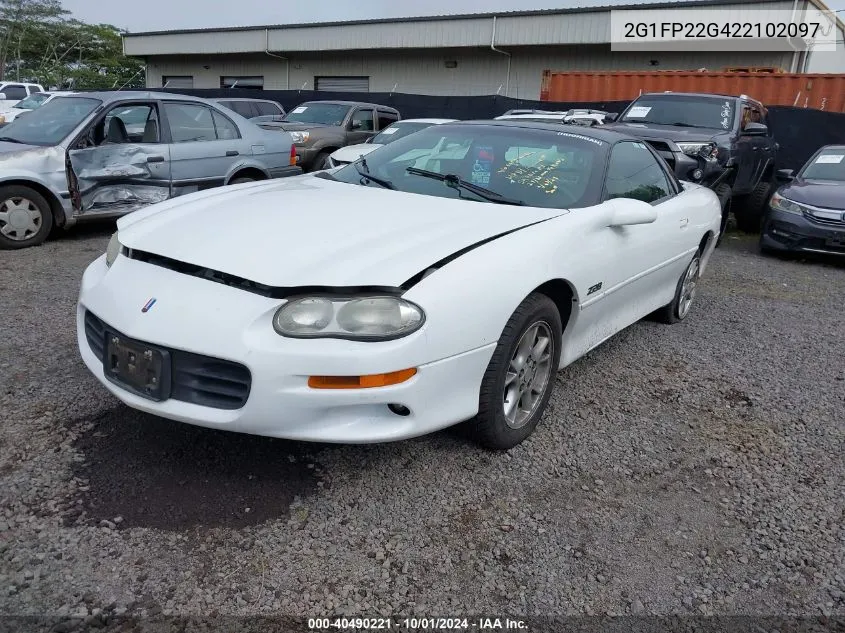 2002 Chevrolet Camaro Z28 VIN: 2G1FP22G422102097 Lot: 40490221