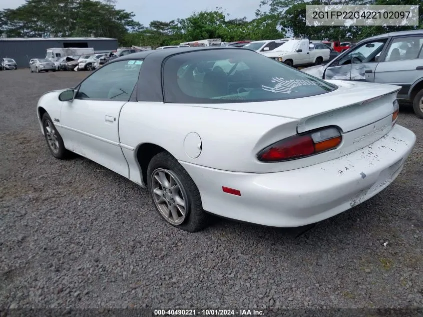 2002 Chevrolet Camaro Z28 VIN: 2G1FP22G422102097 Lot: 40490221