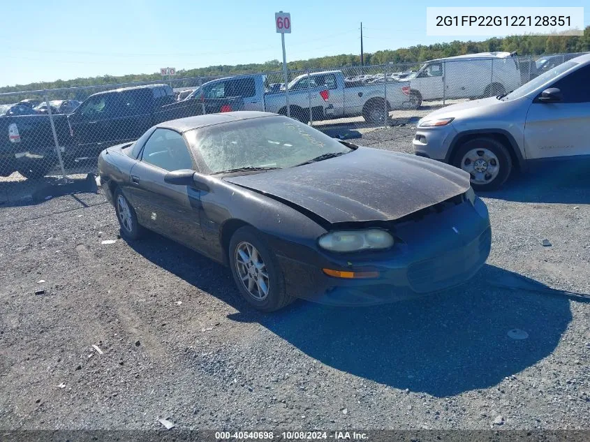 2002 Chevrolet Camaro Z28 VIN: 2G1FP22G122128351 Lot: 40540698