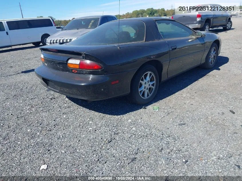 2002 Chevrolet Camaro Z28 VIN: 2G1FP22G122128351 Lot: 40540698