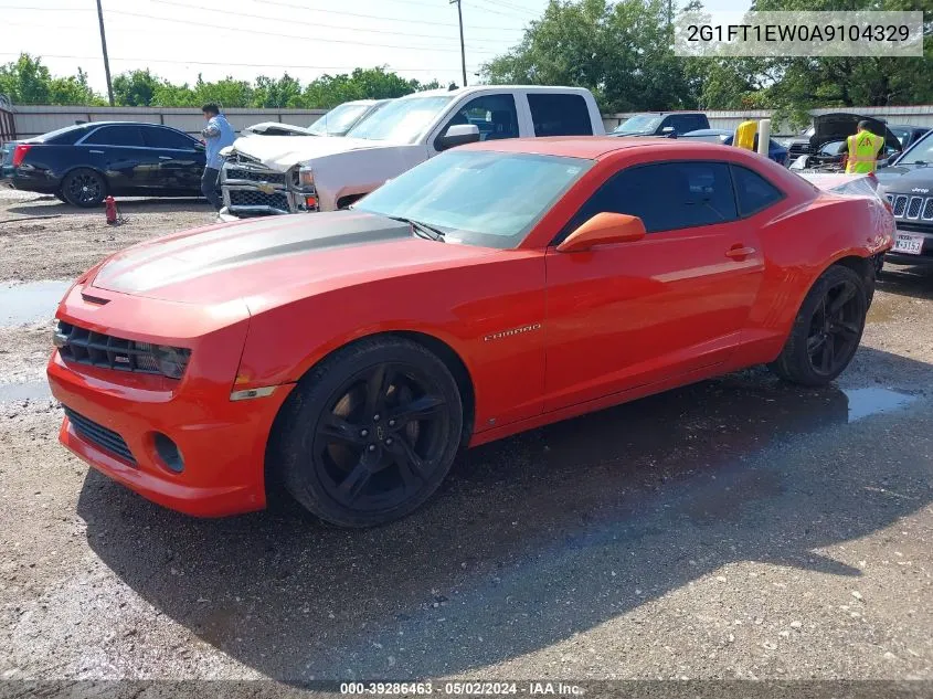 2010 Chevrolet Camaro 2Ss VIN: 2G1FT1EW0A9104329 Lot: 39286463