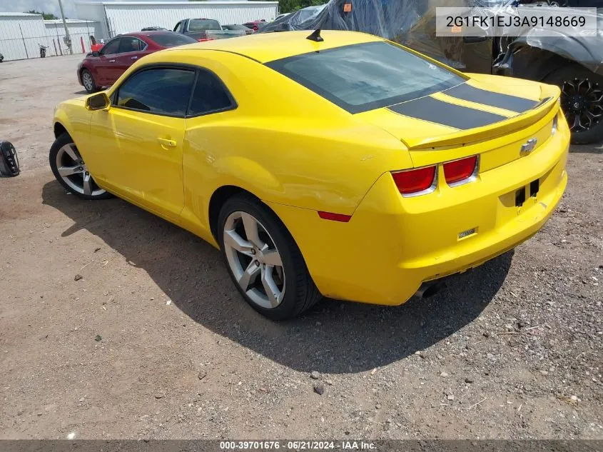 2010 Chevrolet Camaro 2Ss VIN: 2G1FK1EJ3A9148669 Lot: 39701676