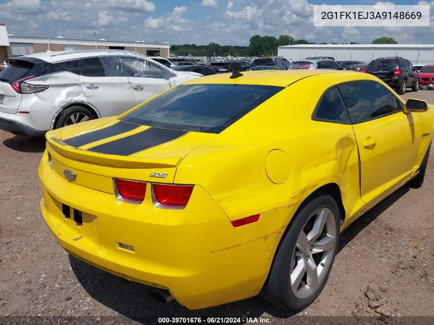 2G1FK1EJ3A9148669 2010 Chevrolet Camaro 2Ss