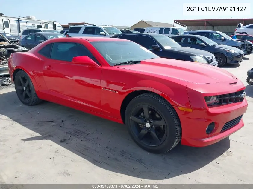 2G1FC1EV7A9191427 2010 Chevrolet Camaro 2Lt