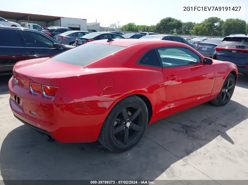 2G1FC1EV7A9191427 2010 Chevrolet Camaro 2Lt