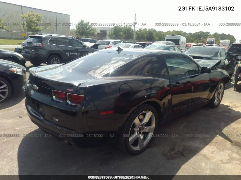 2010 Chevrolet Camaro 2Ss VIN: 2G1FK1EJ5A9183102 Lot: 39877079