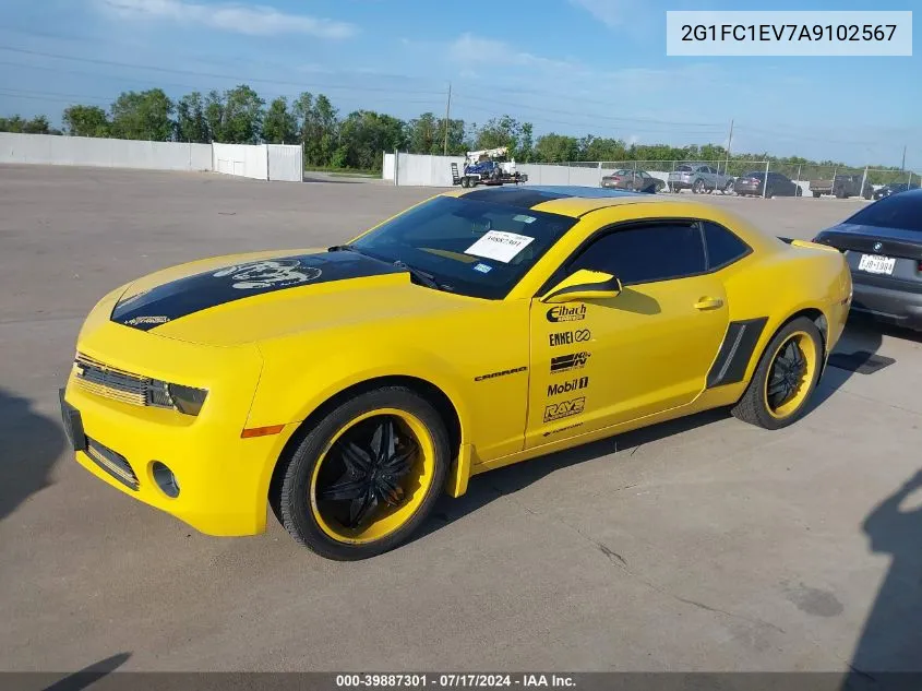 2G1FC1EV7A9102567 2010 Chevrolet Camaro 2Lt