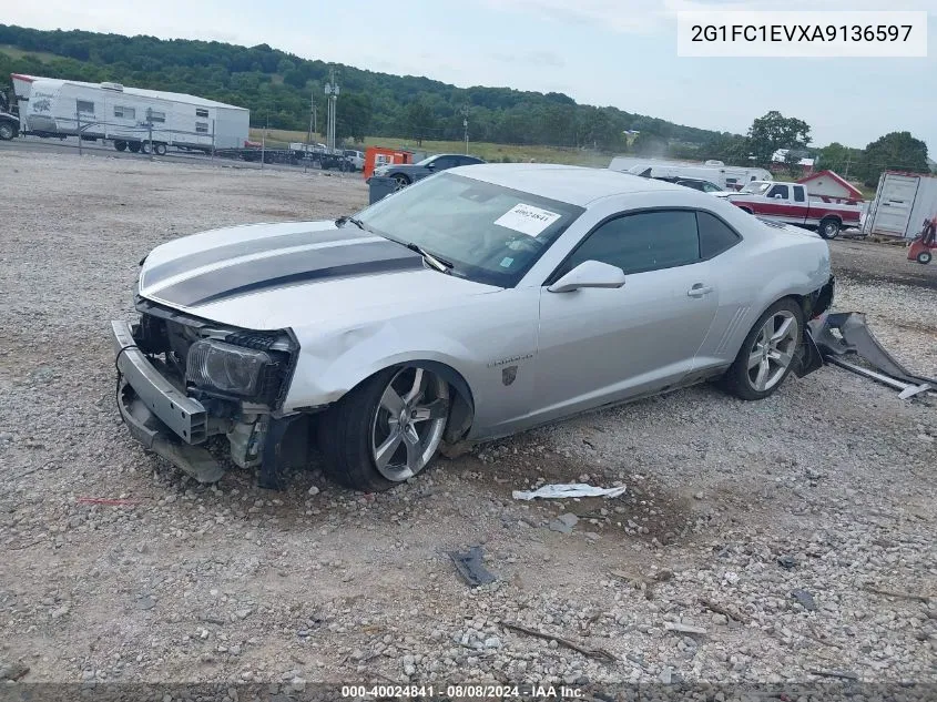 2G1FC1EVXA9136597 2010 Chevrolet Camaro 2Lt