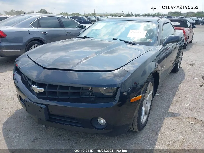 2010 Chevrolet Camaro 2Lt VIN: 2G1FC1EV4A9196553 Lot: 40136351