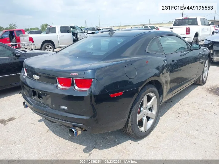 2010 Chevrolet Camaro 2Lt VIN: 2G1FC1EV4A9196553 Lot: 40136351