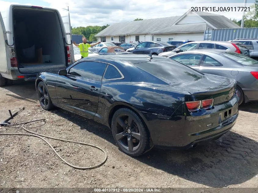 2G1FK1EJ0A9117721 2010 Chevrolet Camaro 2Ss