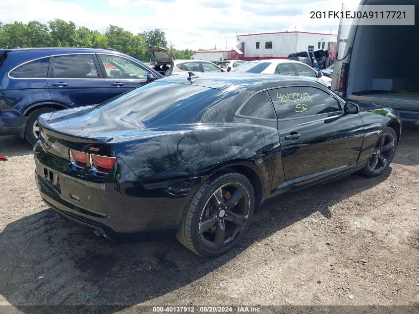 2G1FK1EJ0A9117721 2010 Chevrolet Camaro 2Ss