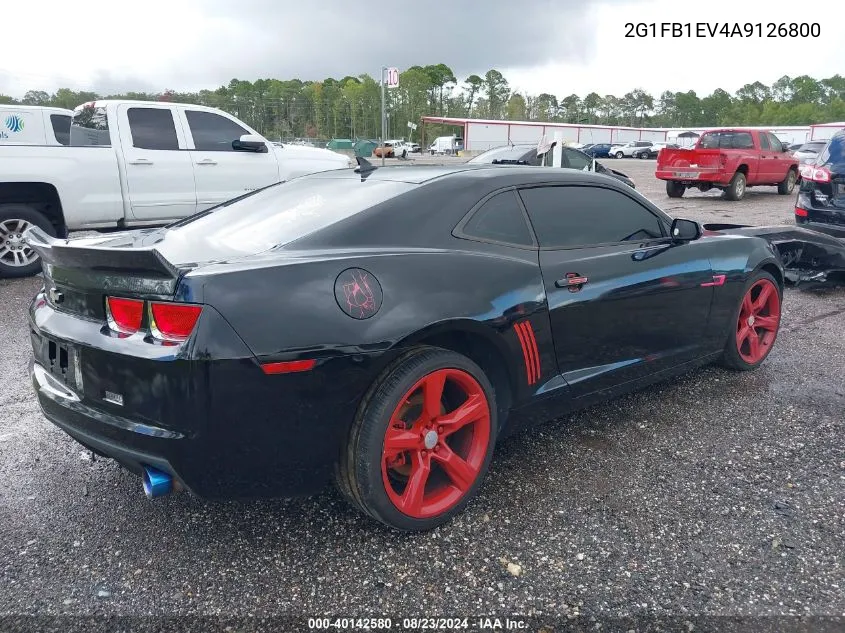 2G1FB1EV4A9126800 2010 Chevrolet Camaro 1Lt