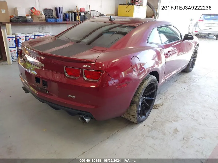 2010 Chevrolet Camaro 1Ss VIN: 2G1FJ1EJ3A9222238 Lot: 40160958