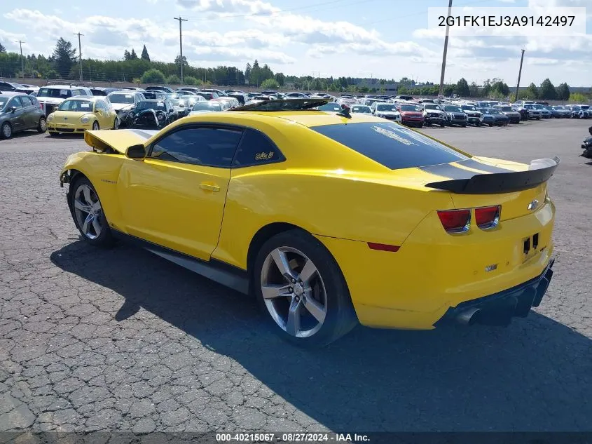 2010 Chevrolet Camaro 2Ss VIN: 2G1FK1EJ3A9142497 Lot: 40215067