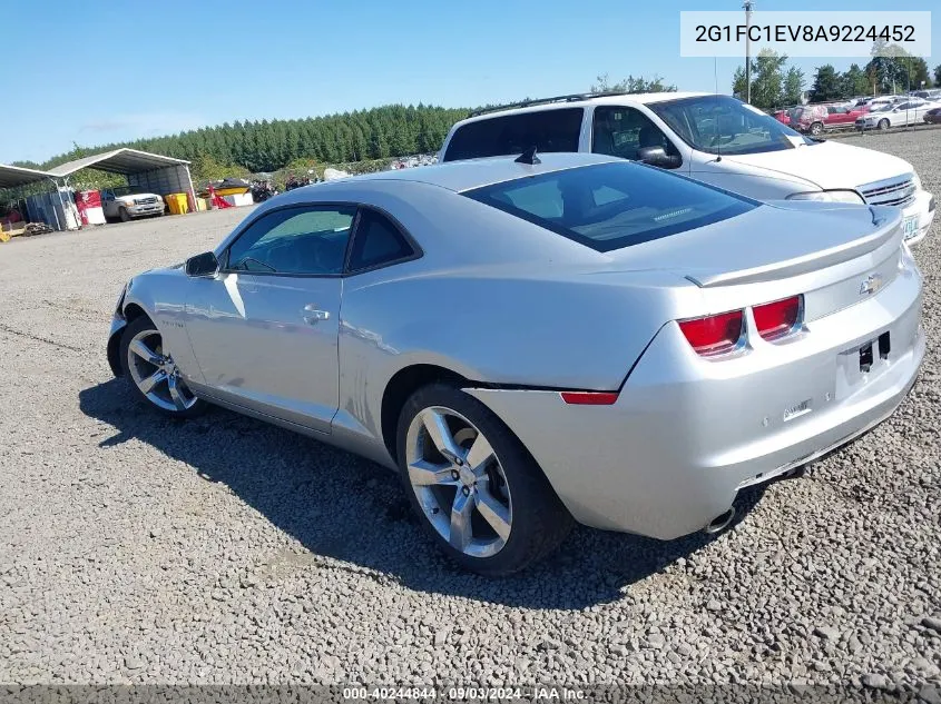 2G1FC1EV8A9224452 2010 Chevrolet Camaro 2Lt