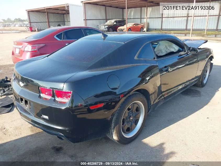 2010 Chevrolet Camaro Ls VIN: 2G1FE1EV2A9193306 Lot: 40286729