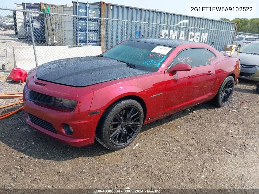 2010 Chevrolet Camaro 2Ss VIN: 2G1FT1EW6A9102522 Lot: 40308834