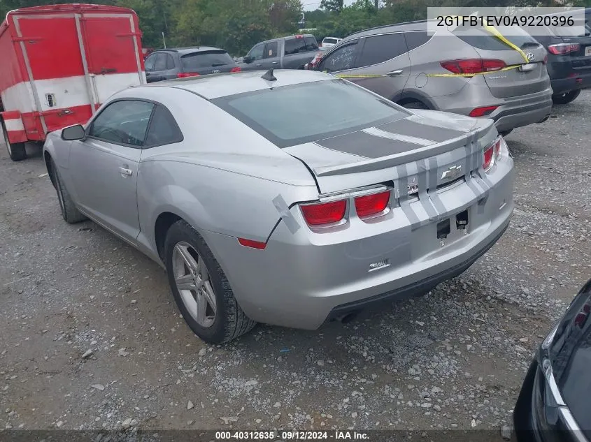 2G1FB1EV0A9220396 2010 Chevrolet Camaro 1Lt