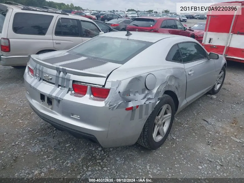 2G1FB1EV0A9220396 2010 Chevrolet Camaro 1Lt