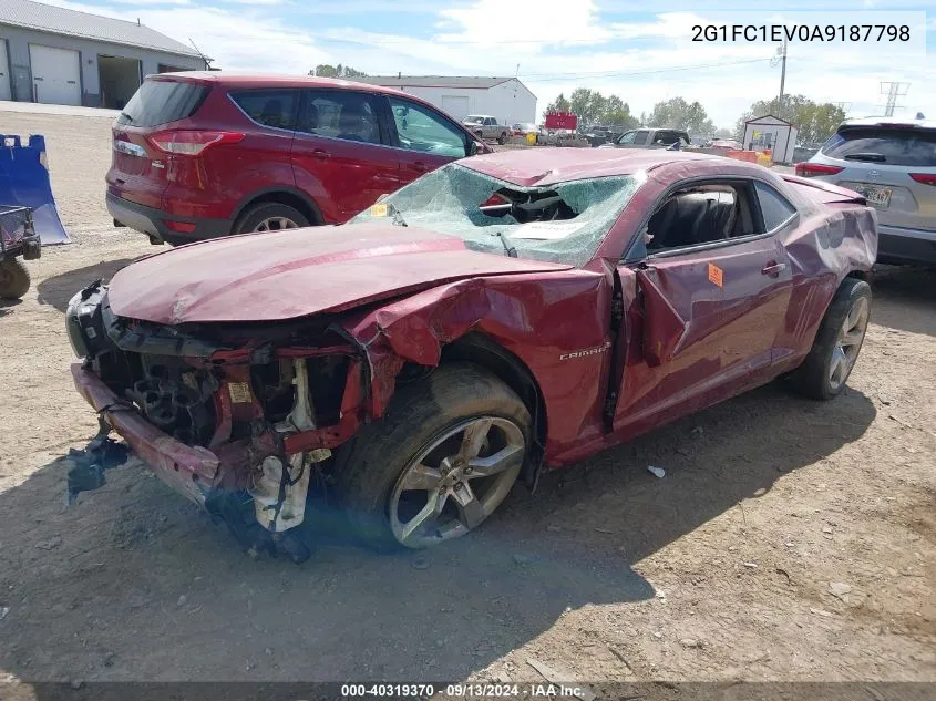 2010 Chevrolet Camaro Lt VIN: 2G1FC1EV0A9187798 Lot: 40319370