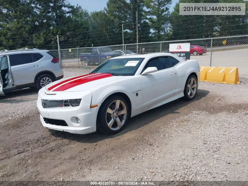 2G1FK1EJ4A9212895 2010 Chevrolet Camaro 2Ss