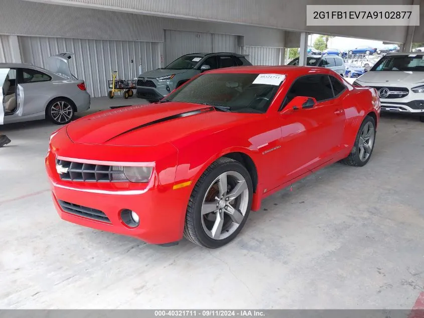 2010 Chevrolet Camaro Lt VIN: 2G1FB1EV7A9102877 Lot: 40321711