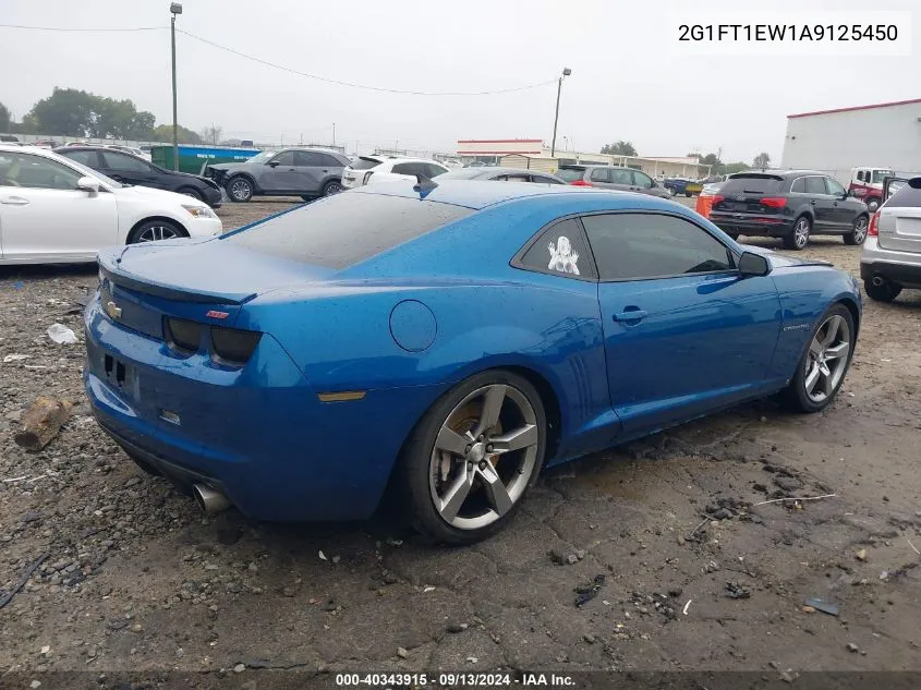 2G1FT1EW1A9125450 2010 Chevrolet Camaro Ss