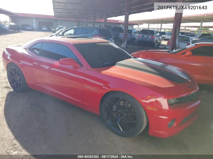 2G1FK1EJXA9201643 2010 Chevrolet Camaro 2Ss