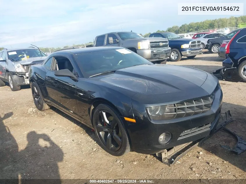 2010 Chevrolet Camaro 2Lt VIN: 2G1FC1EV0A9154672 Lot: 40402547