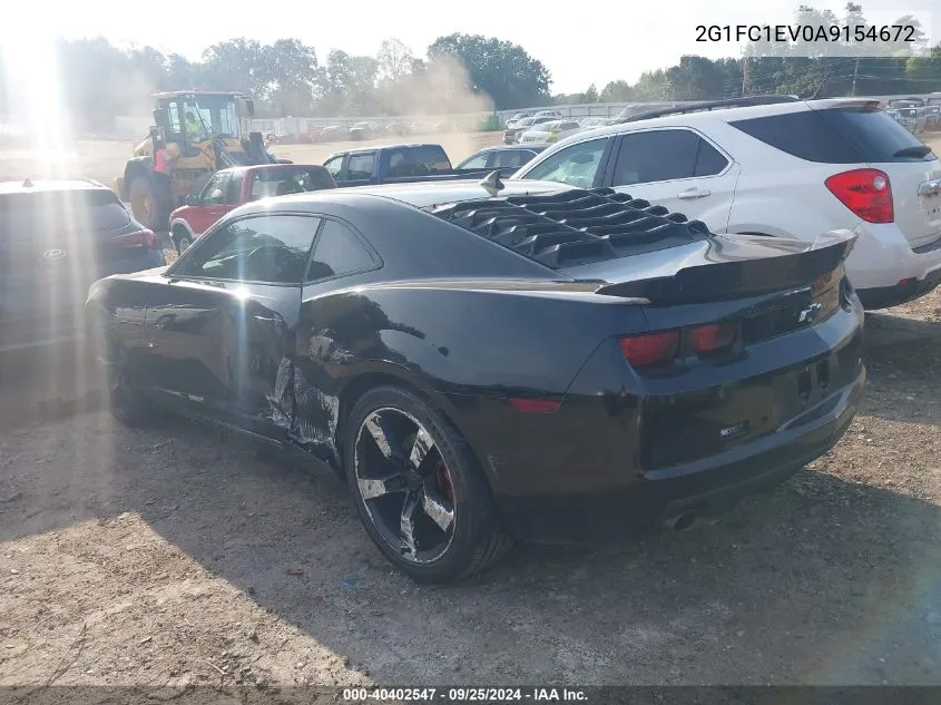 2010 Chevrolet Camaro 2Lt VIN: 2G1FC1EV0A9154672 Lot: 40402547