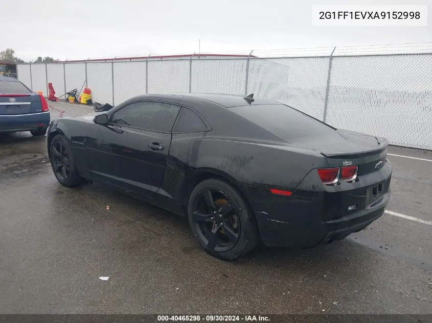 2010 Chevrolet Camaro 1Lt VIN: 2G1FF1EVXA9152998 Lot: 40465298