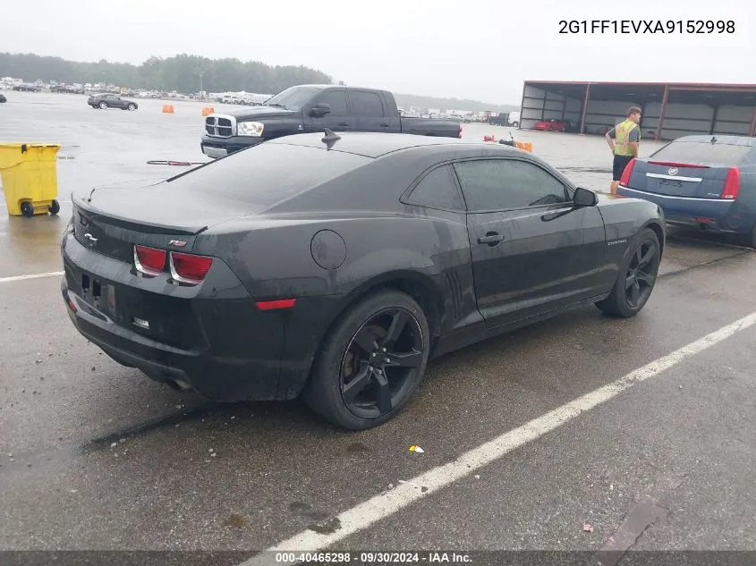 2010 Chevrolet Camaro 1Lt VIN: 2G1FF1EVXA9152998 Lot: 40465298