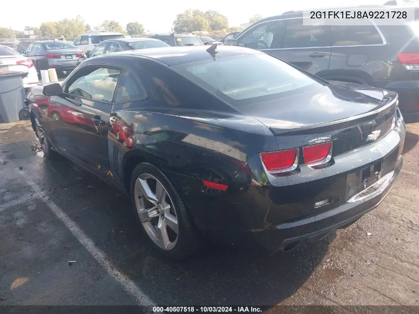 2010 Chevrolet Camaro 2Ss VIN: 2G1FK1EJ8A9221728 Lot: 40507518