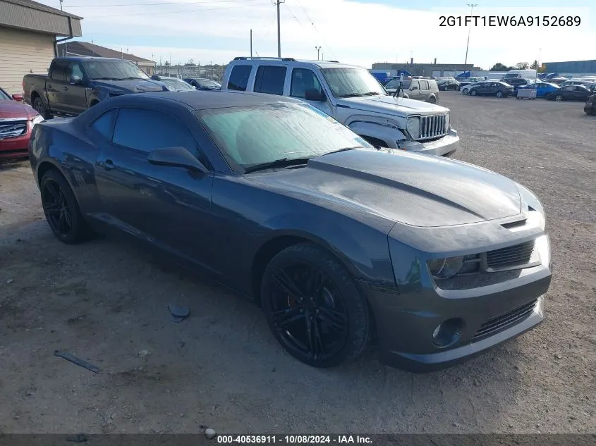 2010 Chevrolet Camaro Ss VIN: 2G1FT1EW6A9152689 Lot: 40536911