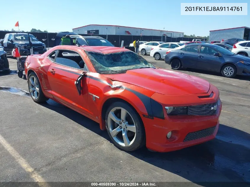 2010 Chevrolet Camaro 2Ss VIN: 2G1FK1EJ8A9114761 Lot: 40559390