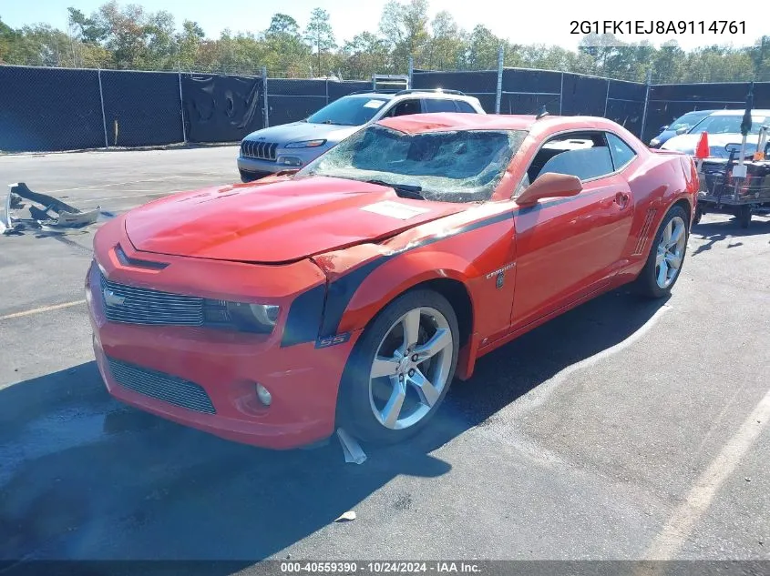 2010 Chevrolet Camaro 2Ss VIN: 2G1FK1EJ8A9114761 Lot: 40559390