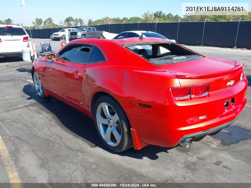 2010 Chevrolet Camaro 2Ss VIN: 2G1FK1EJ8A9114761 Lot: 40559390