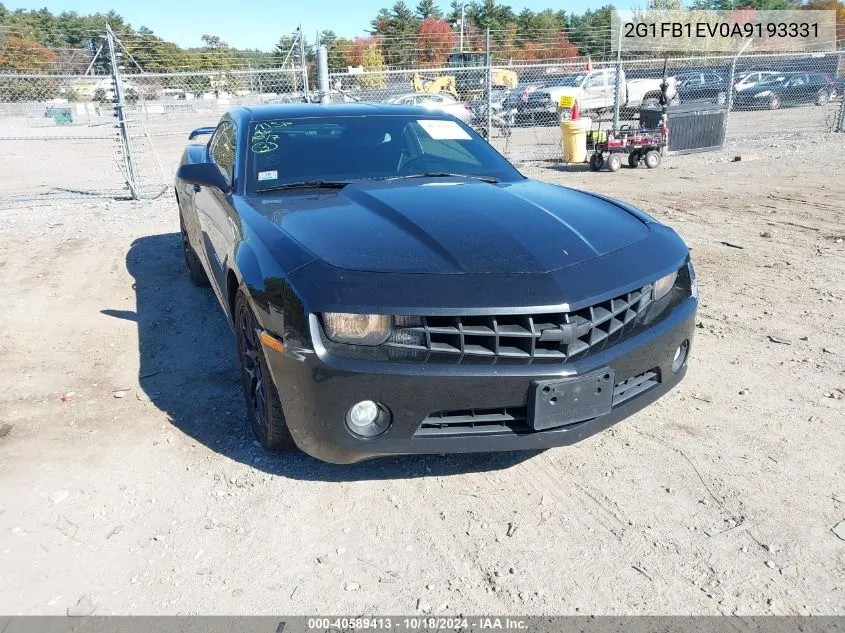 2010 Chevrolet Camaro 1Lt VIN: 2G1FB1EV0A9193331 Lot: 40589413