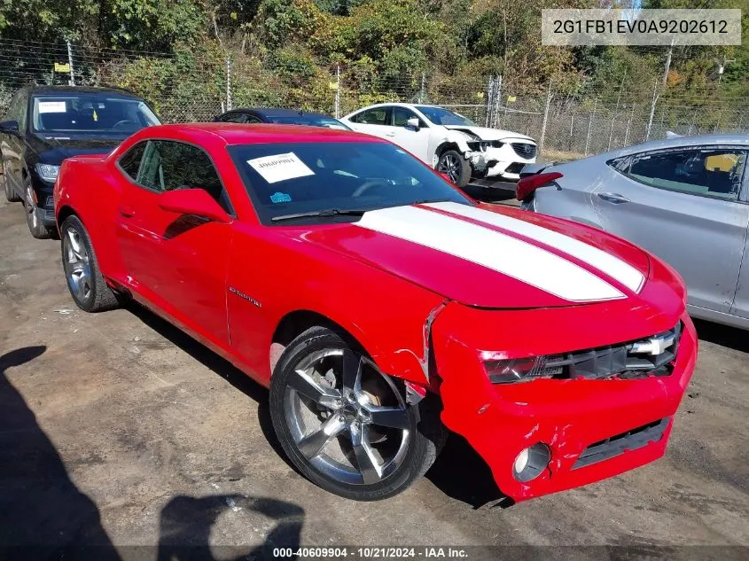 2G1FB1EV0A9202612 2010 Chevrolet Camaro 1Lt