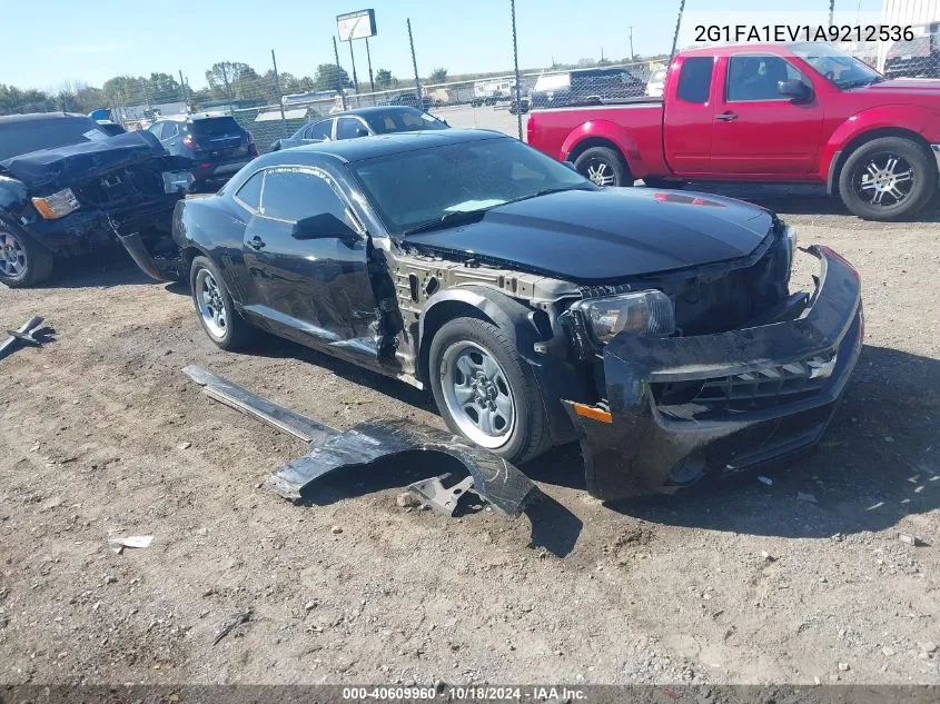 2010 Chevrolet Camaro 1Ls VIN: 2G1FA1EV1A9212536 Lot: 40609960