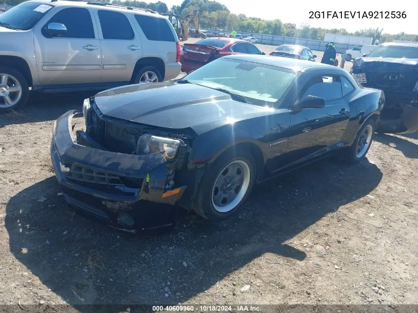 2G1FA1EV1A9212536 2010 Chevrolet Camaro 1Ls