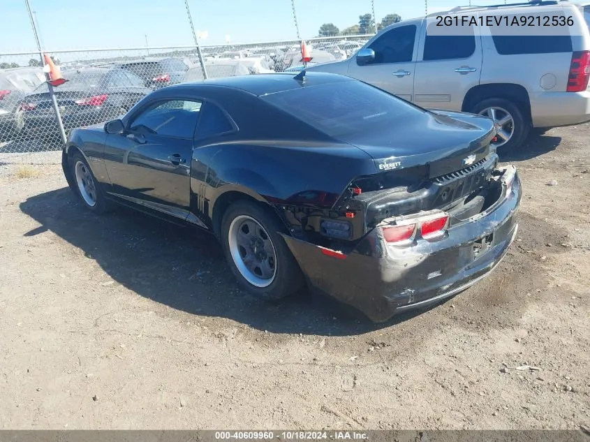 2G1FA1EV1A9212536 2010 Chevrolet Camaro 1Ls