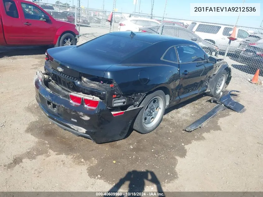 2G1FA1EV1A9212536 2010 Chevrolet Camaro 1Ls